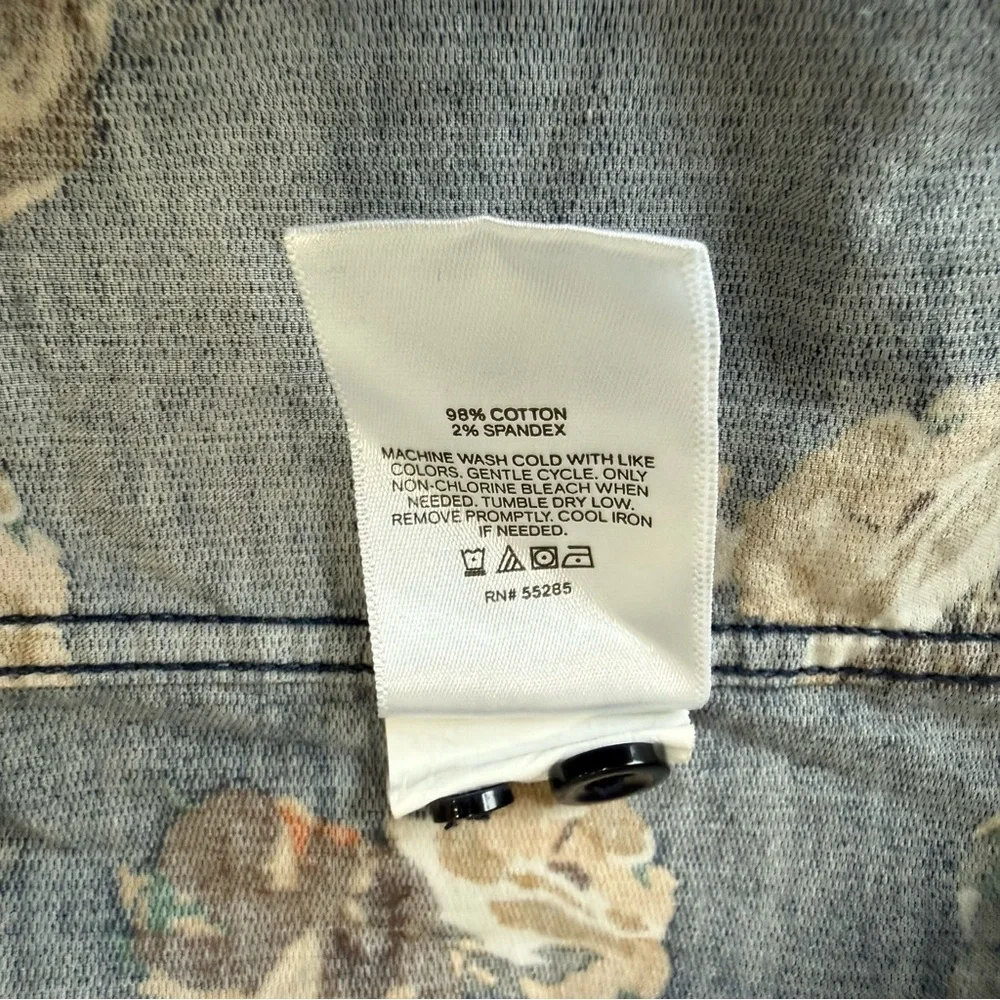 Express Men's Floral Print Corduroy Button-Down Shirt Size XL - Picture 4 of 6